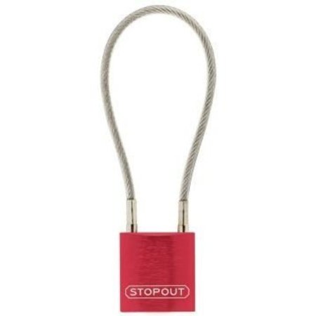 ACCUFORM STOPOUT CABLE PADLOCKS SHACKLE KDL301RD KDL301RD